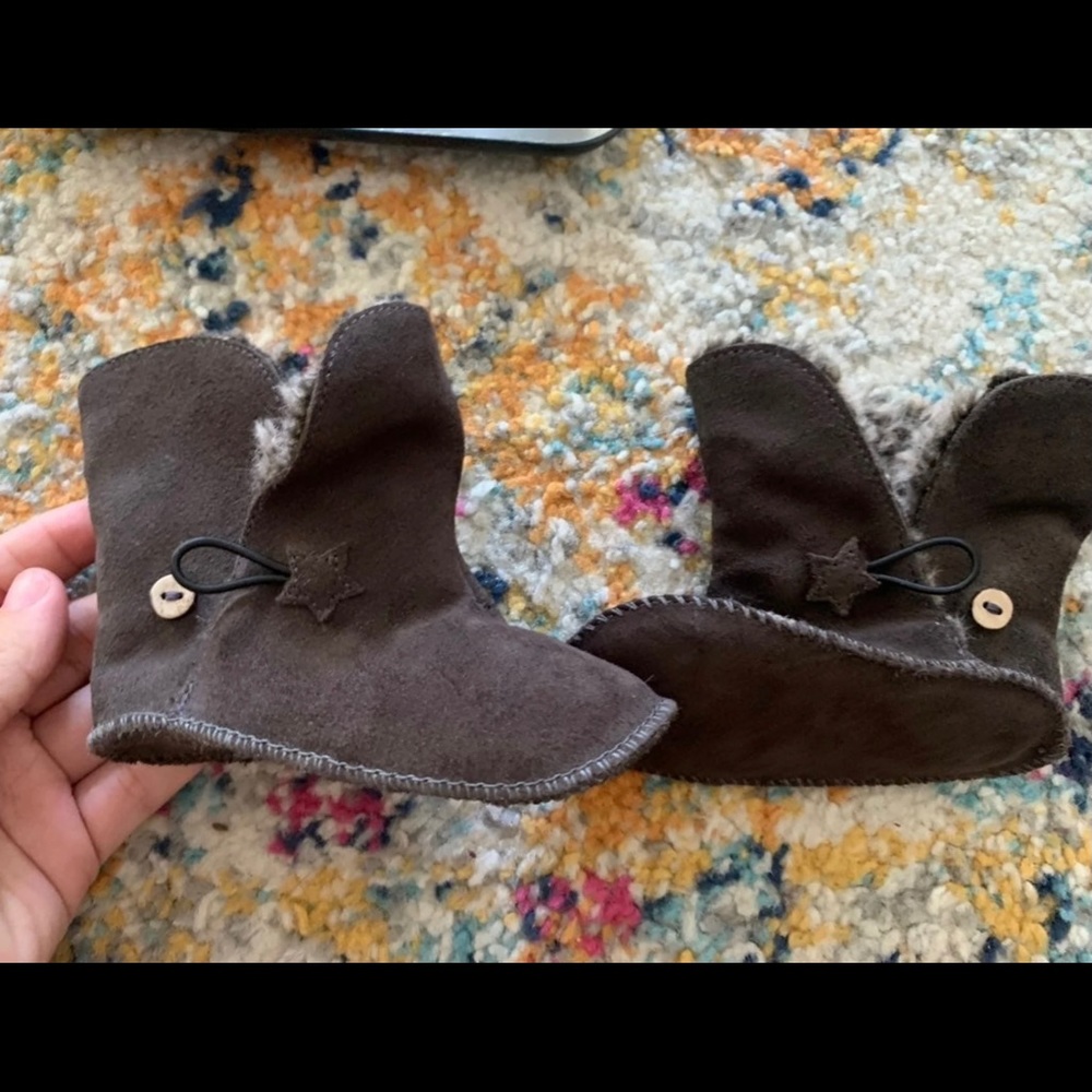 COPY - Zara mini boots leather suede 18/19 3c